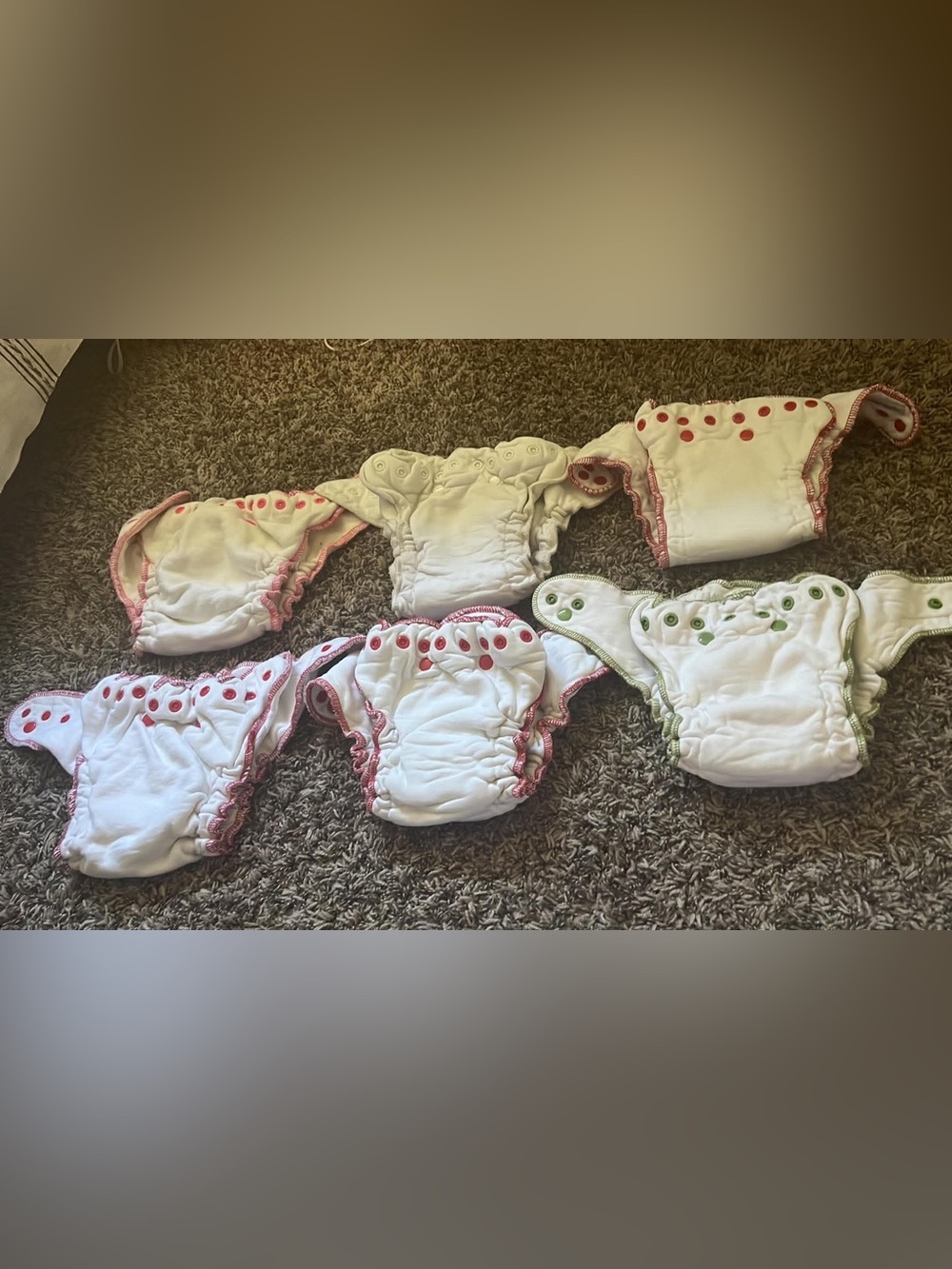 6 sloomb overnight fitteds, 4 snake inserts